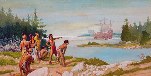 Loinclothed hobby; Obr�zek dne - the picture od the day - �awa rel -Art of Shannon Stirnweis, Squanto and the Miracle of Thanksgiving