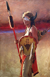 Loinclothed hobby; Obr�zek dne - the picture od the day - �awa rel - Art of Homer Chauncey, Spirit of Buffalo