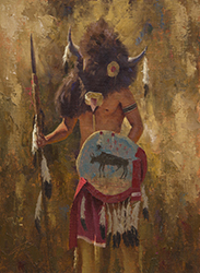 Loinclothed hobby; Obr�zek dne - the picture od the day - �awa rel - Art of Jason Tako, Buffalo Caller