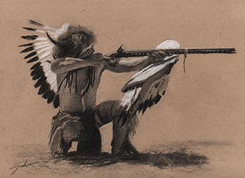 Loinclothed hobby; Obr�zek dne - the picture od the day - �awa rel - Art of Jason Tako, Hunting for Crows