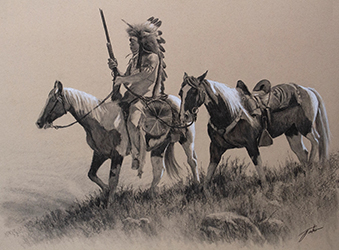 Loinclothed hobby; Obr�zek dne - the picture od the day - �awa rel - Art of Jason Tako, And He Counted Coup