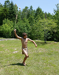 Loinclothed hobby; Obr�zek dne - the picture od the day - �awa rel -   indian summer camp