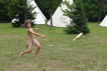 Loinclothed hobby; Obr�zek dne - the picture od the day - �awa rel -   indian summer camp