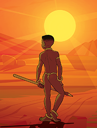 Loinclothed hobby; Obr�zek dne - the picture od the day - �awa rel - Art of Samsoshe, Sunset