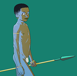 Loinclothed hobby; Obr�zek dne - the picture od the day - �awa rel -  art of samsoshe,  Hunter