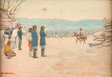 Loinclothed hobby; Obr�zek dne - the picture od the day - �awa rel - Scouts Return, Art of Edwin Willard Deming