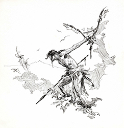 Loinclothed hobby; Obr�zek dne - the picture od the day - �awa rel - Roy Krenkel - Tarzan