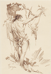 Loinclothed hobby; Obr�zek dne - the picture od the day - �awa rel - Art of Roy G. Krenkel - Tarzan