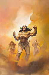 Loinclothed hobby; Obr�zek dne - the picture od the day - �awa rel - Art of Ken Kelly - Conan ~ fantasy Painting Original Art