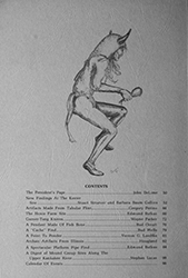 Loinclothed hobby; Obr�zek dne - the picture od the day - �awa rel - Art of  (?) - Central States archaeological journal 1973