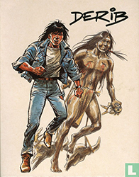 Loinclothed hobby; Obr�zek dne - the picture od the day - �awa rel - Art by Claude Derib - Derib Box