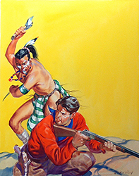 Loinclothed hobby; Obr�zek dne - the picture od the day - �awa rel - Art by James E McConnell - The Bounty Man 