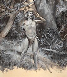 Loinclothed hobby; Obr�zek dne - the picture od the day - �awa rel - Painted by Petr Modlitba