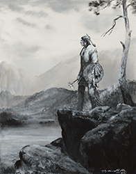 Loinclothed hobby; Obr�zek dne - the picture od the day - �awa rel - Art by Petr Modlitba - Indi�n