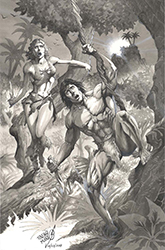 Loinclothed hobby; Obr�zek dne - the picture od the day - �awa rel - Art by Pablo Marcos - Tarzan style  