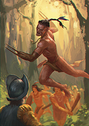 Loinclothed hobby; Obr�zek dne - the picture od the day - �awa rel - Art by Pijackas - Galvarino  