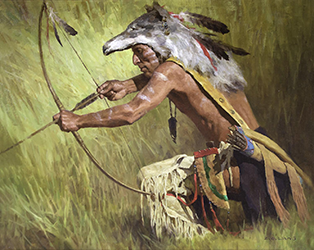 Loinclothed hobby; Obr�zek dne - the picture od the day - �awa rel -  Z.S. Oelze - Taking Aim