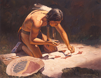 Loinclothed hobby; Obr�zek dne - the picture od the day - �awa rel - Roy Grinnell, The Robe Speaks