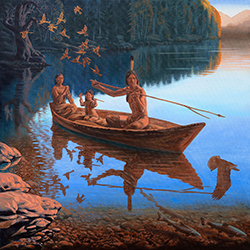 Loinclothed hobby; Obr�zek dne - the picture od the day - �awa rel - Kitchi Manitou ~ by Bryan Haynes