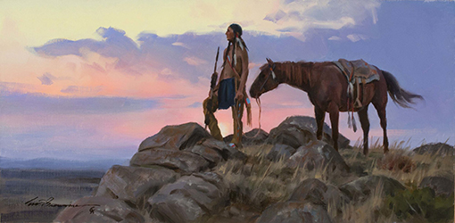 Loinclothed hobby; Obr�zek dne - the picture od the day - �awa rel - The Sentinel ~ by Tom Browning 