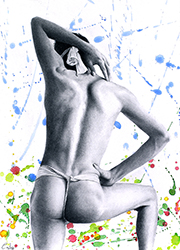 Loinclothed hobby; Obr�zek dne - the picture od the day - �awa rel - Art of DSennis Candy - A Meditation on Absence