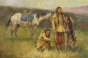 Loinclothed hobby; Obr�zek dne - the picture od the day - �awa rel -Cheyenne Hunters- art by John E. Reinhold