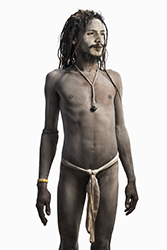 Loinclothed hobby; Obr�zek dne - the picture od the day - �awa rel - Holy men of India - piece of a serie, Photo by Trupal Pandya
