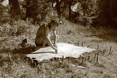 Loinclothed hobby; Obr�zek dne - the picture od the day - �awa rel - Reenacting event, Czech