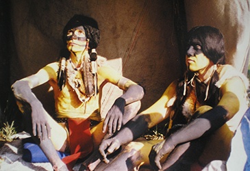 Loinclothed hobby; Obr�zek dne - the picture od the day - �awa rel - Indi�ni z b�eh� Dunaje, rok 1984