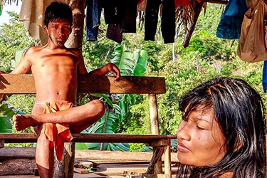 Loinclothed hobby; Obr�zek dne - the picture od the day - �awa rel - Embera style