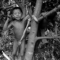 Loinclothed hobby; Obr�zek dne - the picture od the day - �awa rel - Loinclothed Embera boy