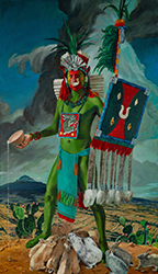 Loinclothed hobby; Obr�zek dne - the picture od the day - �awa rel - Art of MiCorazonMexica ~ Ometochtli