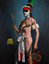 Loinclothed hobby; Obr�zek dne - the picture od the day - �awa rel - Art of MiCorazonMexica ~ Camaxtli (Camaxtle) ~  the patron of Tlaxcala