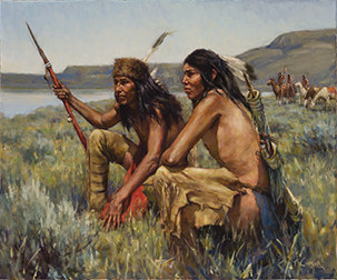 Loinclothed hobby; Obr�zek dne - the picture od the day - �awa rel - In Search of Buffalo, by Todd Connor