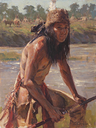 Loinclothed hobby; Obr�zek dne - the picture od the day - �awa rel - On the Little Bighorn ~ by Todd Connor