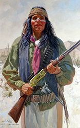 Loinclothed hobby; Obr�zek dne - the picture od the day - �awa rel - Apache with Yellow Boy Carbine ~ by Carl Hantman