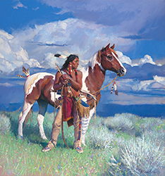 Loinclothed hobby; Obr�zek dne - the picture od the day - �awa rel - High Plains Thunderscout ~ by S.  R.  Riddick