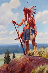 Loinclothed hobby; Obr�zek dne - the picture od the day - �awa rel - Buffalo War Bonnet ~ 2001 ~ by Jim Norton