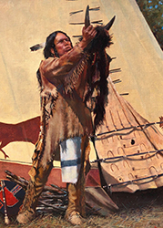 Loinclothed hobby; Obr�zek dne - the picture od the day - �awa rel - Song  of  the Buffalo ~ by John Fawcett