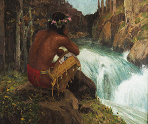Loinclothed hobby; Obr�zek dne - the picture od the day - �awa rel - Tumbling Water ~ by Eanger Irving Couse
