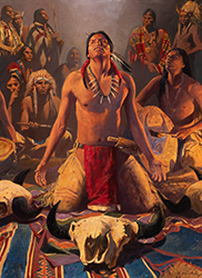 Loinclothed hobby; Obr�zek dne - the picture od the day - �awa rel - The Hunters Lodge ~ by David Mann
