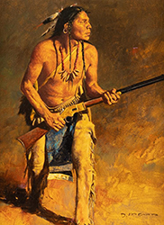 Loinclothed hobby; Obr�zek dne - the picture od the day - �awa rel - On the Defense ~ by David Mann