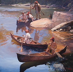 Loinclothed hobby; Obr�zek dne - the picture od the day - �awa rel - The  Agile Bark Canoe ~ by John  Buxton