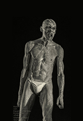 Loinclothed hobby; Obr�zek dne - the picture od the day - �awa rel - Loinclothed Butoh dancer