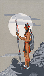 Loinclothed hobby; Obr�zek dne - the picture od the day - �awa rel - art of Fred Beaver, Plains Indian Scouts