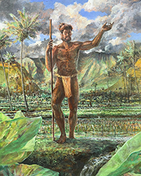 Loinclothed hobby; Obr�zek dne - the picture od the day - �awa rel - art of Solomonenos -  myths of Time Window