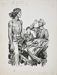 Loinclothed hobby; Obr�zek dne - the picture od the day - �awa rel - art of Pierre Joubert ~ Le Capitaine Me Salute Lui Aussi