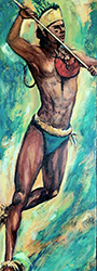 Loinclothed hobby; Obr�zek dne - the picture od the day - �awa rel - art of Celi Tessier - Camillo ~ 1998