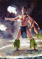 Loinclothed hobby; Obr�zek dne - the picture od the day - �awa rel - art of Donatien Jumel ~ Danse du feu 