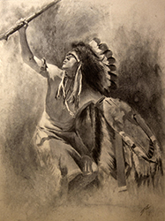 Loinclothed hobby; Obr�zek dne - the picture od the day - �awa rel -art of Jason Lee Tako ~ Celebration the hunt